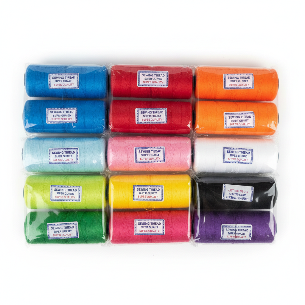 Fil à Coudre Super Quality – Plusieurs Couleurs | Carton 60 Bobines