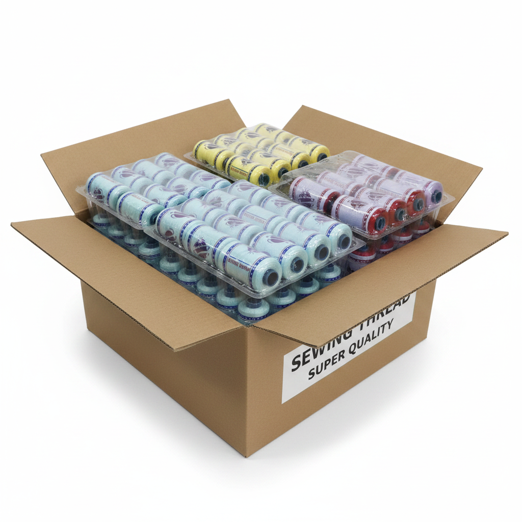 Fil à Coudre Super Quality – Plusieurs Couleurs | Carton 60 Bobines
